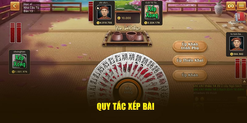 Quy tắc xếp quân bài tổ tôm 8KBET
